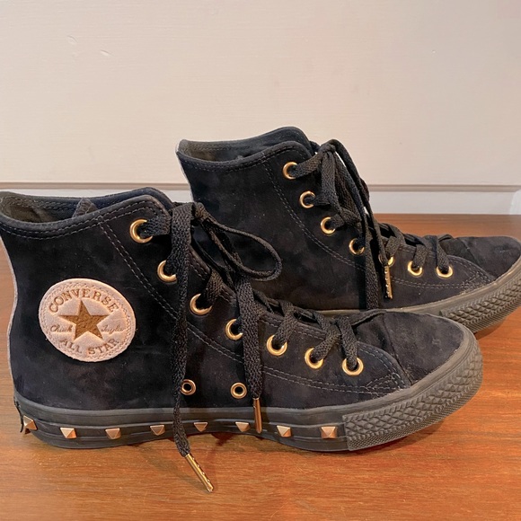 Converse | Shoes | Converse Black Suede 